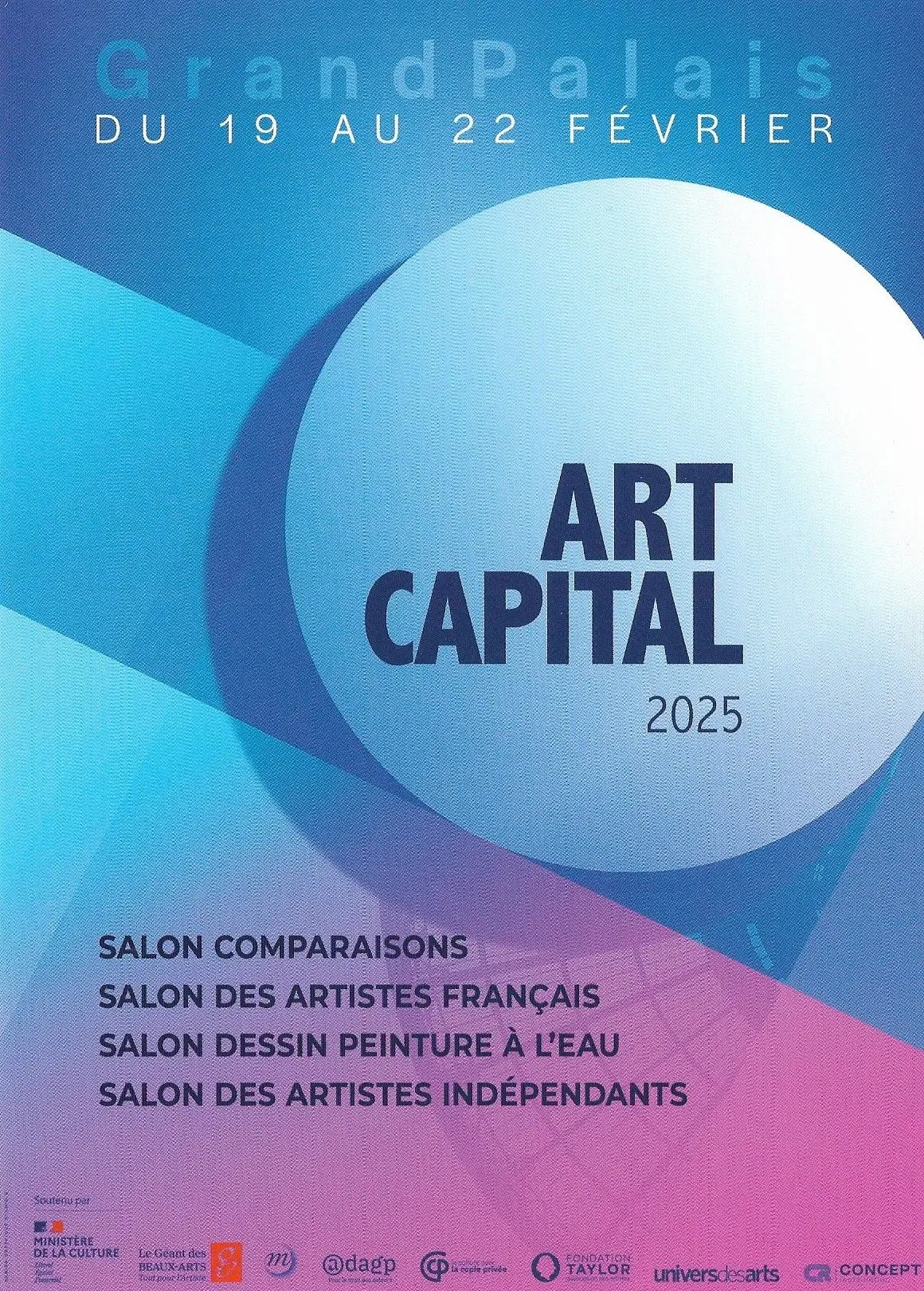 affiche salon art capital